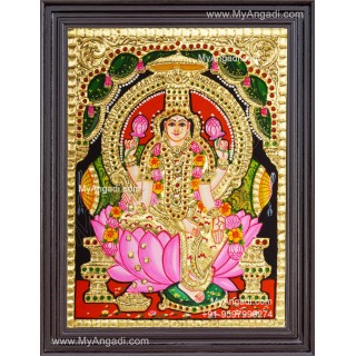 Aishwarya Lakshmi Tanjore Painting, Ishwarya Lakshmi Tanjore Painting
