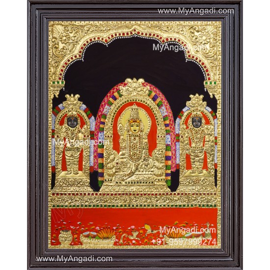 Murugan Valli Deivanai Tanjore Painting