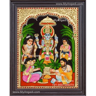 Sathyanarayana Tanjore Painting