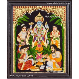 Sathyanarayana Tanjore Painting