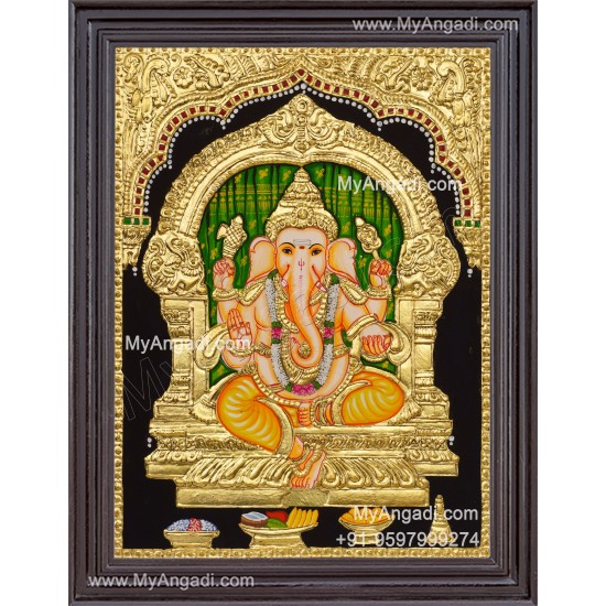 Ganapathi Tanjore Painting Tanjore Painting
