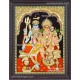 Shivan Family Tanjore Painting