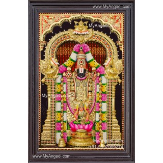 Balaji Lakshmi 3D Tanjore Painting