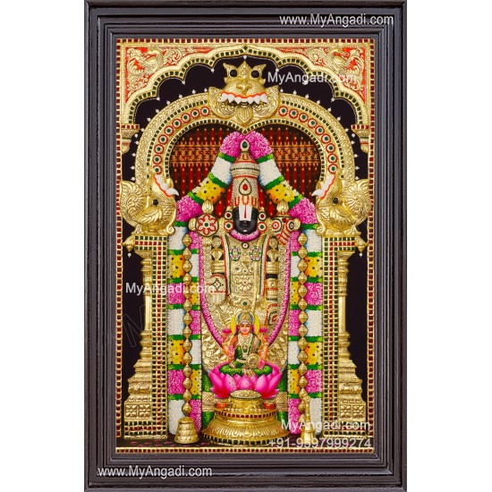 Balaji Lakshmi 3D Tanjore Painting