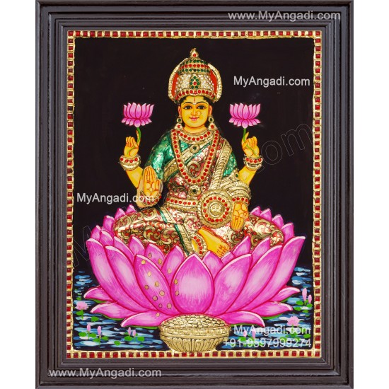 Mahalakshmi 3D Tanjore Painting