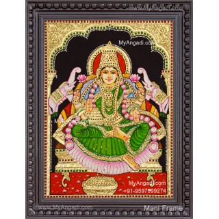 Gajalakshmi Tanjore Painting