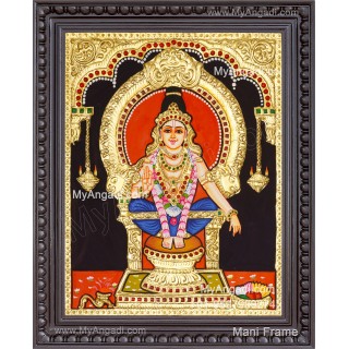 Aiyyappan Tanjore Painting, Iyyappan Tanjore Painting