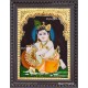 Butter Krishna Tanjore Painting
