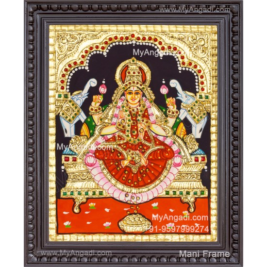 Gajalakshmi Tanjore Painting 