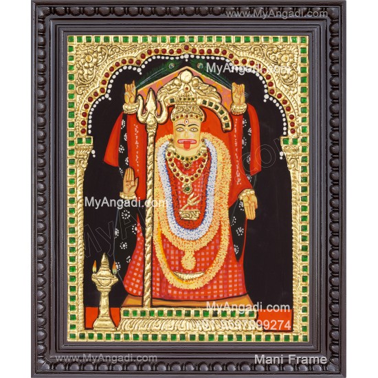 Maa Ugratara Tanjore Painting