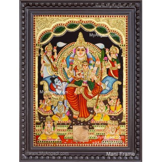 Raja Rajeshwari Tanjore Painting