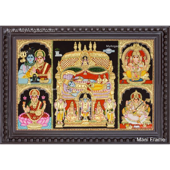 5 Panel Tanjore Painting