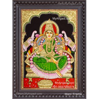 Gajalakshmi Tanjore Painting