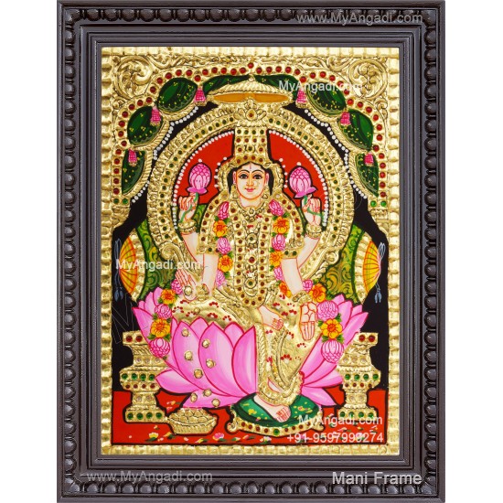 Aishwarya Lakshmi Tanjore Painting, Ishwarya Lakshmi Tanjore Painting