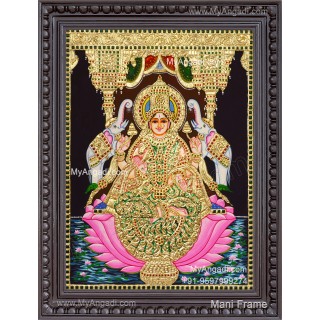Gajalakshmi Tanjore Painting