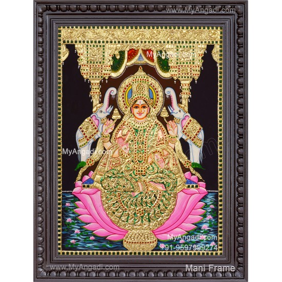 Gajalakshmi Tanjore Painting