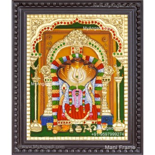 Sri Moongilanai Kamatchiamman Tanjore Painting