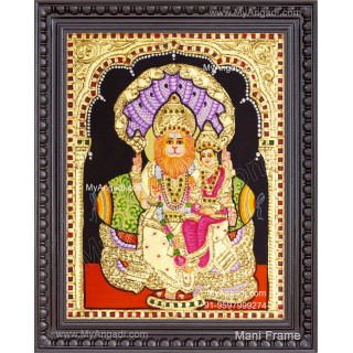 Lakshmi Narasimhar Tanjore Painting