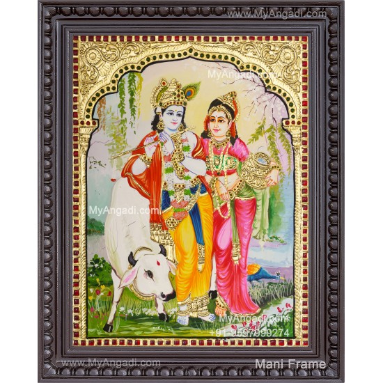 Radha Krishna Tanjore Paintings