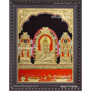 Murugan Valli Deivanai Tanjore Painting