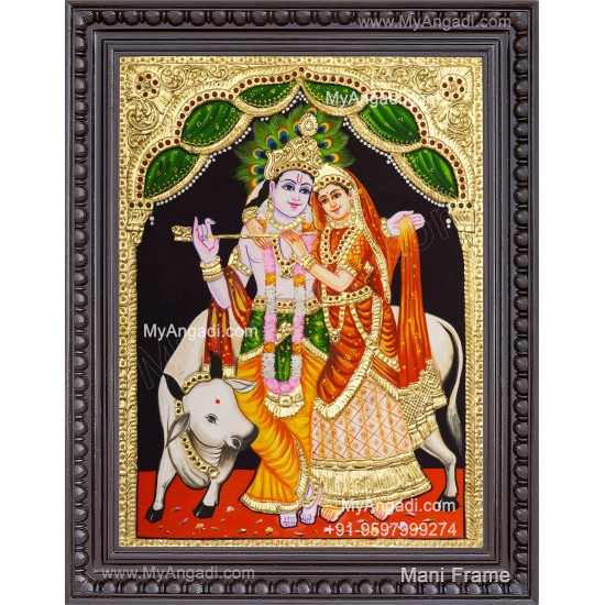 Radha Krishna Tanjore Paintings