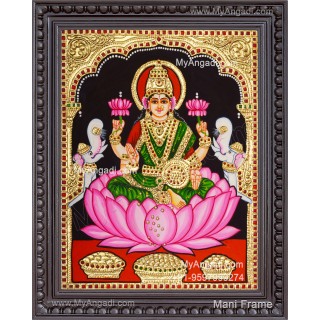 Gajalakshmi Tanjore Painting