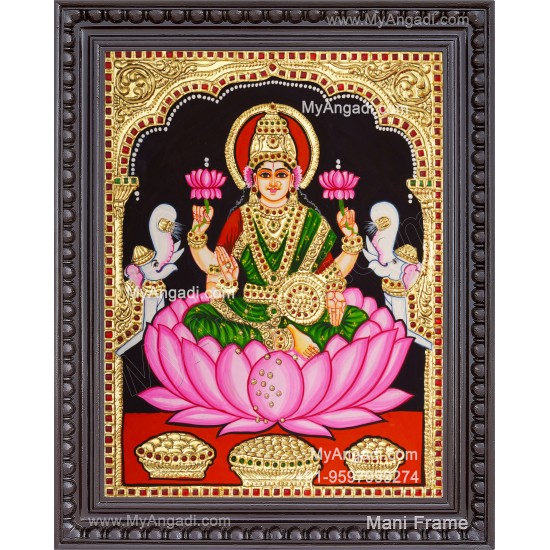 Gajalakshmi Tanjore Painting