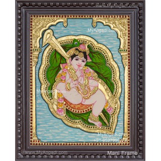 Aalilai Krishna Tanjore Painting