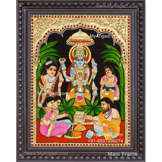 Sathyanarayana Tanjore Painting
