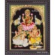 Lakshmi Saraswati Ganesha Tanjore Painting