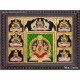 Ashta Lakshmi Tanjore Painting, AshtaLakshmi Tanjore Painting