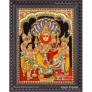 Lakshmi Narasimhar Tanjore Painting