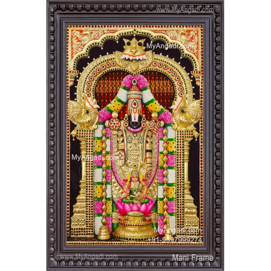 Balaji Lakshmi 3D Tanjore Painting