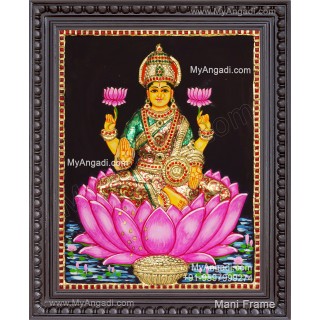Mahalakshmi 3D Tanjore Painting