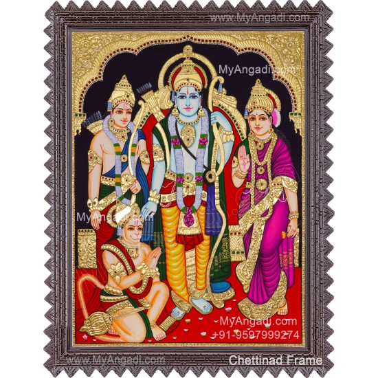 Ram Darbar Tanjore Painting