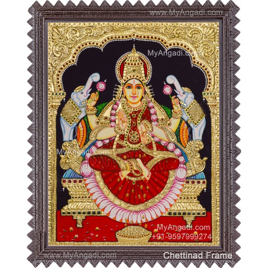 Gajalakshmi Tanjore Painting MATP266