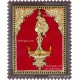 Vilakku Lamp Tanjore Painting