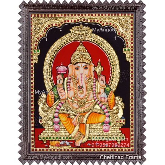 Ganapathi Tanjore Painting