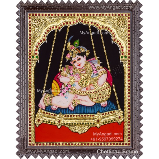 Krishna Tanjore Painting