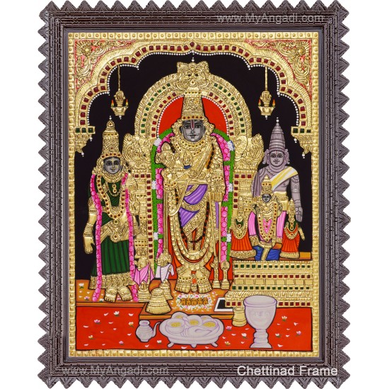 Parthasarathy Perumal Tanjore Painting