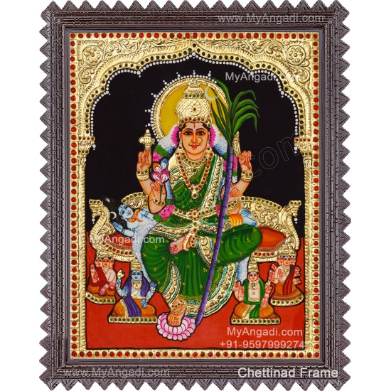 Raja Rajeshwari Tanjore Painting