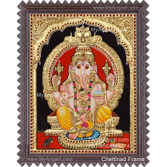 Vinayagar Tanjore Painting