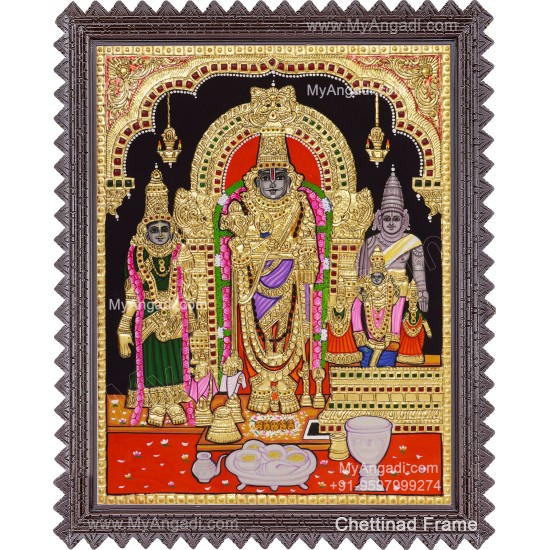 Parthasarathy Perumal Tanjore Painting