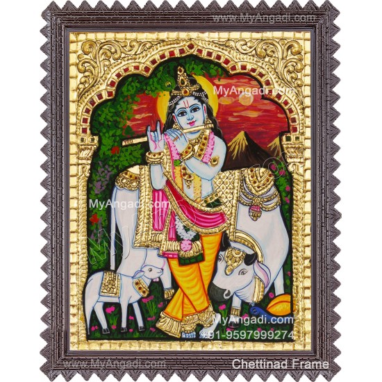 Krishna Tanjore Painting