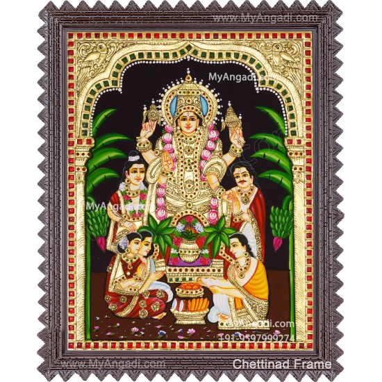 Sathyanarayana Tanjore Painting