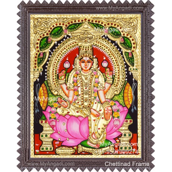 Iswarya Lakshmi Tanjore Painting