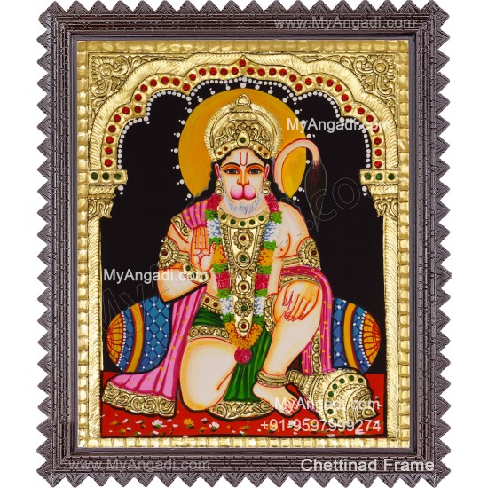Hanuman Tanjore Painting
