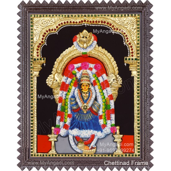Ponalagu Nachiamman 3D Tanjore Painting