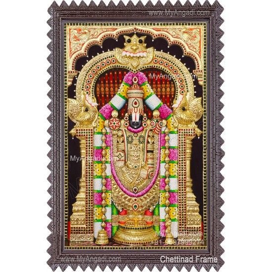 Balaji 3d Tanjore Painting