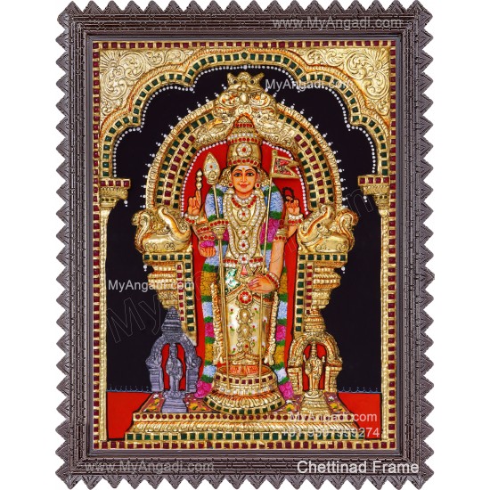 Murugar 3D Tanjore Painting